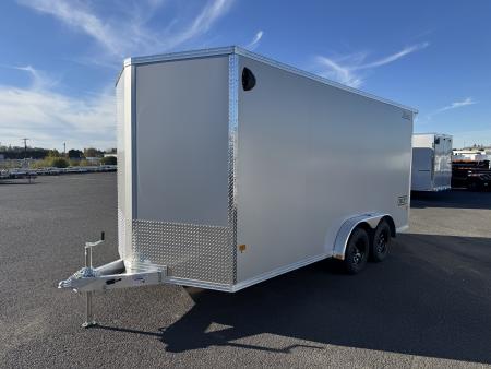 New 2027 ALCOM 7.5X16 Aluminum Enclosed Trailer 7K GVWR