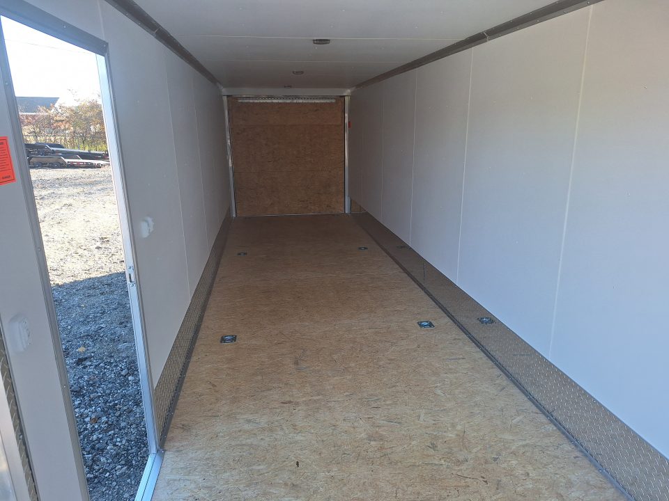 New 7x29 Stealth Trailers 4 place Snowmobile Trailer Aluminum PREMIUM