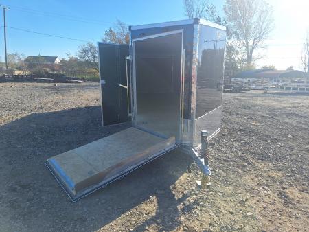 New 7x29 Stealth Trailers 4 place Snowmobile Trailer Aluminum PREMIUM