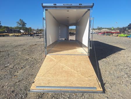 New 7x29 Stealth Trailers 4 place Snowmobile Trailer Aluminum PREMIUM