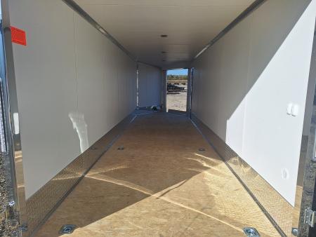 New 7x29 Stealth Trailers 4 place Snowmobile Trailer Aluminum PREMIUM