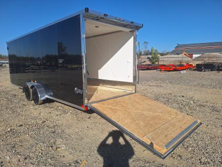 New 7x29 Stealth Trailers 4 place Snowmobile Trailer Aluminum PREMIUM