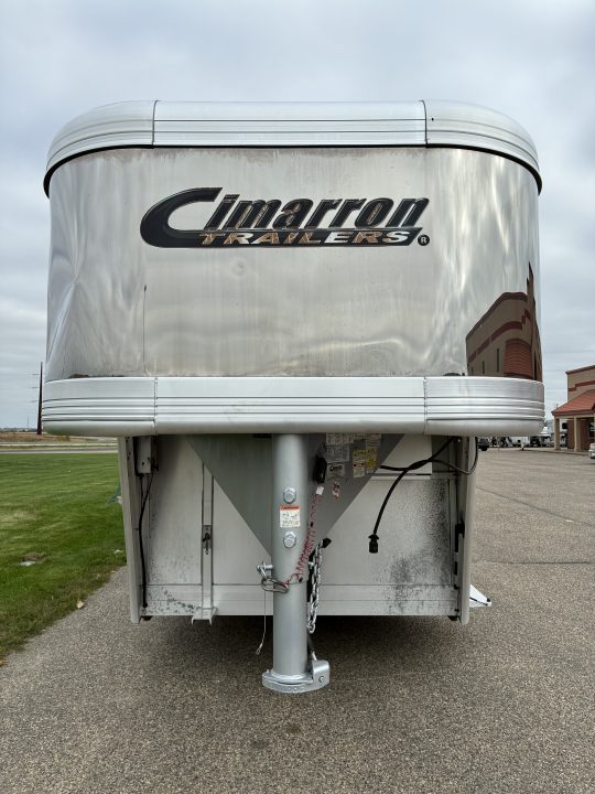 Used 2019 Cimarron Trailers 9H NorthStar Slant Gooseneck Horse Trailer