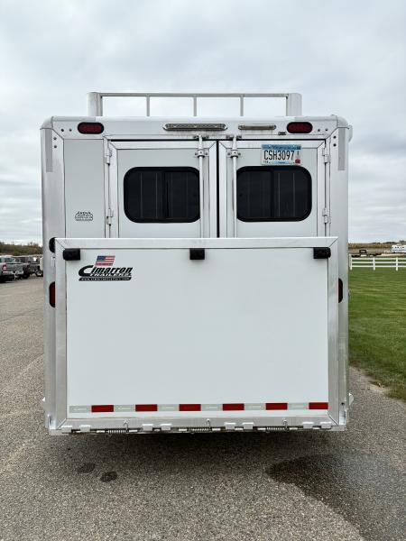 Used 2019 Cimarron Trailers 9H NorthStar Slant Gooseneck Horse Trailer
