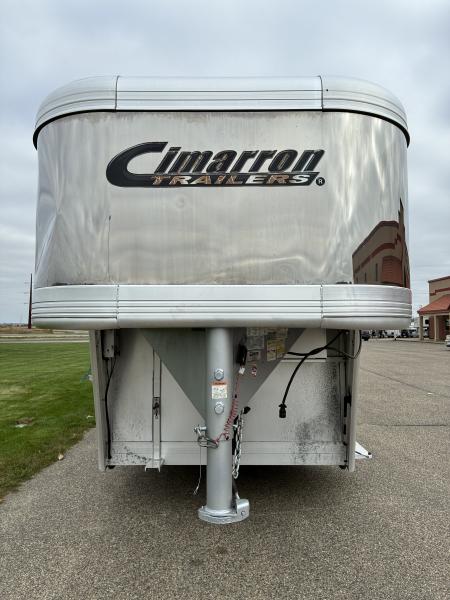 Used 2019 Cimarron Trailers 9H NorthStar Slant Gooseneck Horse Trailer