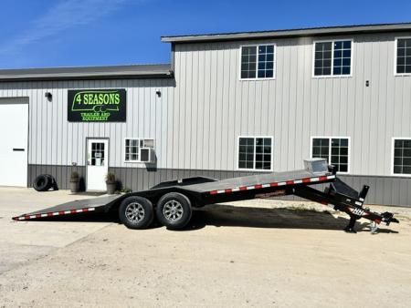 New 2027 H&H Trailers 102 x24' 14k gvwr EX Speed Loader Steel Deck/Alum Wheels Car / Racing Trailer
