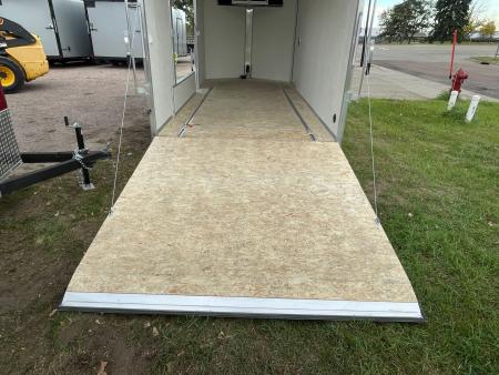 New 2027 ALCOM 7.4x16 All Aluminum Extra Height Cargo / Enclosed Trailer