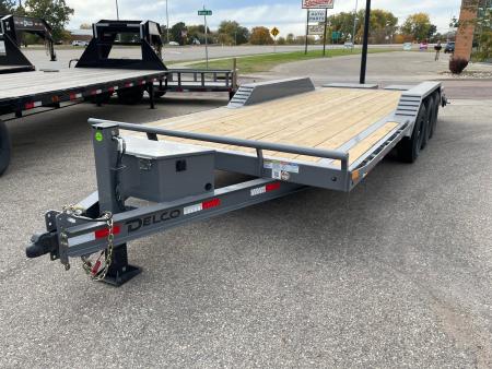 New 2027 Delco Trailers 102  wide X 24' Equipment Trailer 3-7ks Equipment Trailer