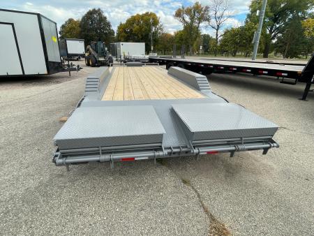 New 2027 Delco Trailers 102" wide X 24' Equipment Trailer 3-7ks Equipment Trailer