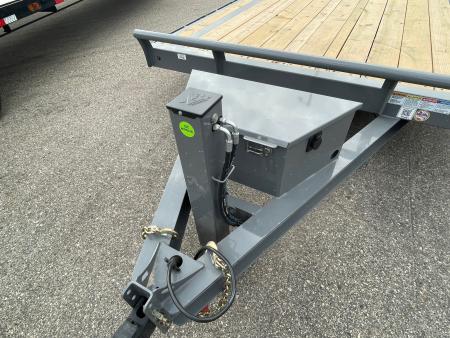 New 2027 Delco Trailers 102" wide X 24' Equipment Trailer 3-7ks Equipment Trailer