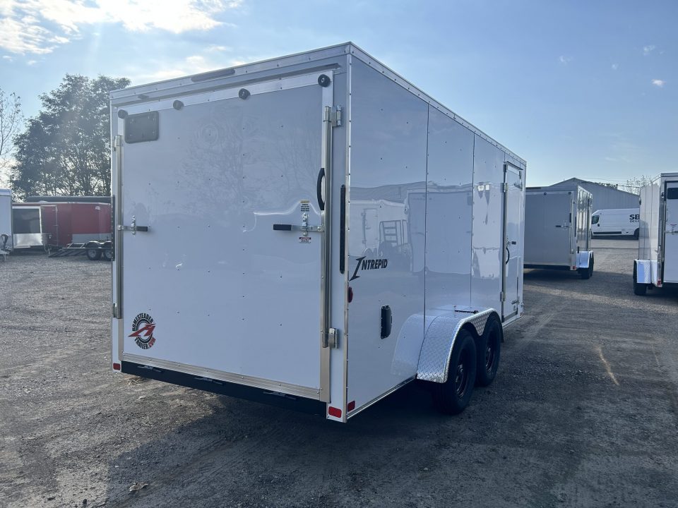 New 2027 Homesteader Trailer INTREPID 7 X 16 FT CARGO REAR RAMP DOOR 6.5 FT INT HEIGHT