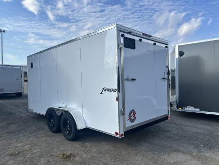 New 2027 Homesteader Trailer INTREPID 7 X 16 FT CARGO REAR RAMP DOOR 6.5 FT INT HEIGHT