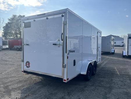 New 2027 Homesteader Trailer INTREPID 7 X 16 FT CARGO REAR RAMP DOOR 6.5 FT INT HEIGHT