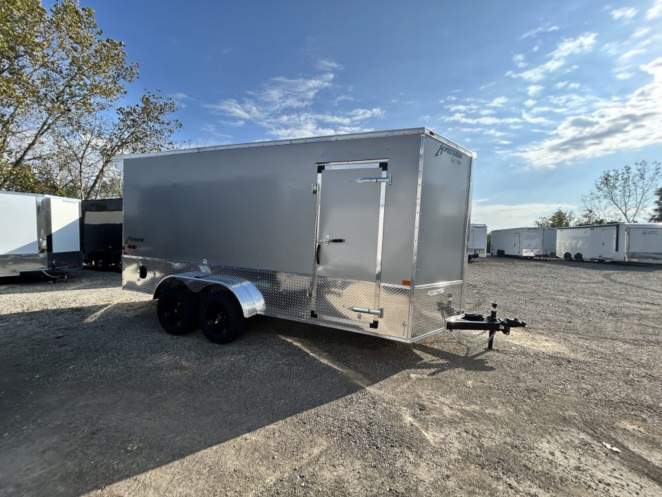 New 2027 Homesteader Trailer 7 X 16 FT INTREPID CARGO TRAILER OVERLAND PKG  7' INT HEIGHT WITH RAMP DOOR OHV REAR DOOR SPOILER