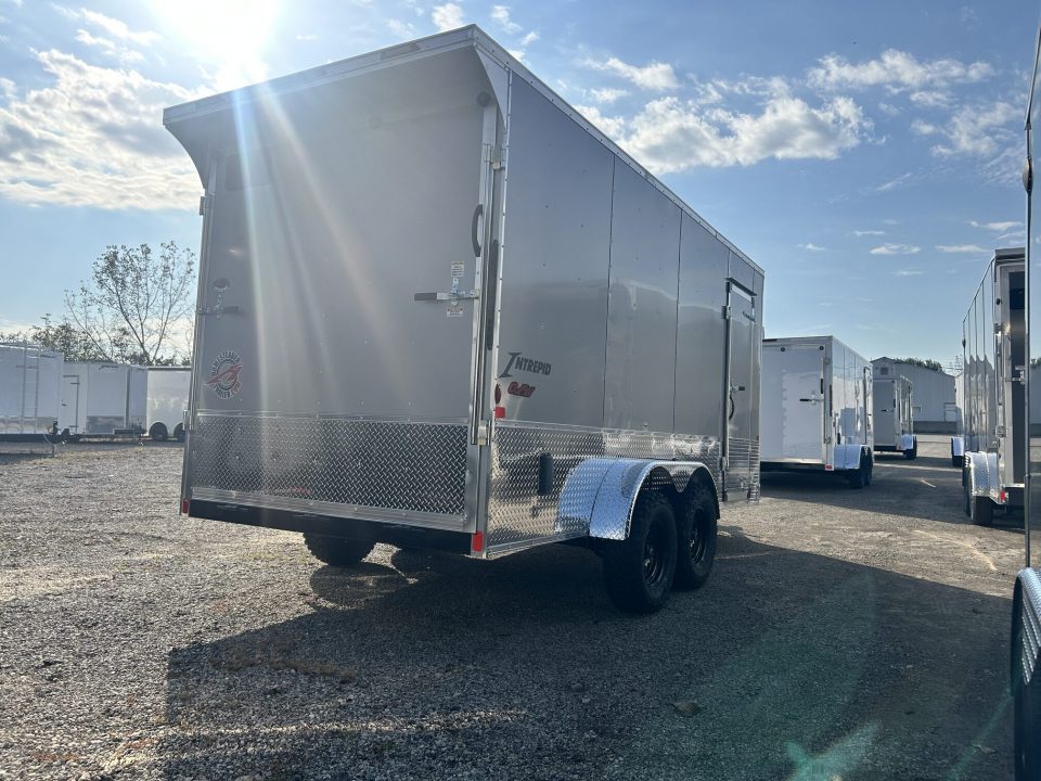 New 2027 Homesteader Trailer 7 X 16 FT INTREPID CARGO TRAILER OVERLAND PKG  7' INT HEIGHT WITH RAMP DOOR OHV REAR DOOR SPOILER