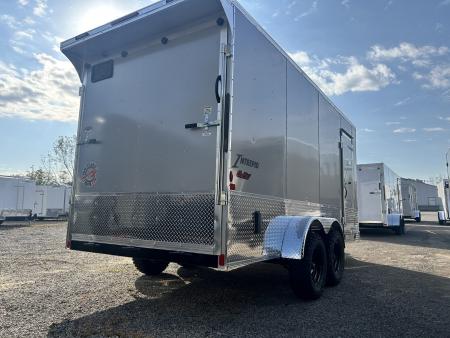 New 2027 Homesteader Trailer 7 X 16 FT INTREPID CARGO TRAILER OVERLAND PKG  7' INT HEIGHT WITH RAMP DOOR OHV REAR DOOR SPOILER