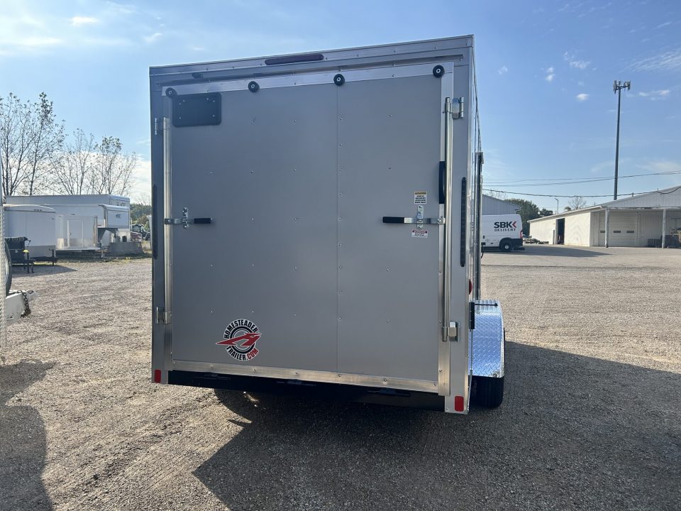 New 2027 Homesteader Trailer 7 X 14 FT INTREPID CARGO TRAILER 6 FT 6 IN INT HEIGHT RAMP DOOR
