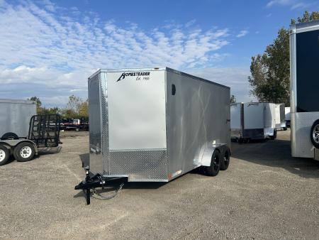 New 2027 Homesteader Trailer 7 X 14 FT INTREPID CARGO TRAILER 6 FT 6 IN INT HEIGHT RAMP DOOR
