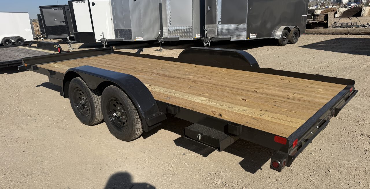 New 2027 Big Tex Trailers 7X18 TANDEM AXLE CAR HAULER TRAILER 7K W/SLIDE IN RAMPS
