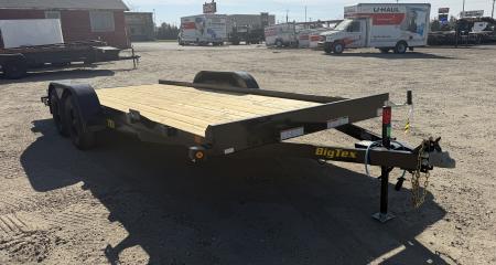 New 2027 Big Tex Trailers 7X18 TANDEM AXLE CAR HAULER TRAILER 7K W/SLIDE IN RAMPS