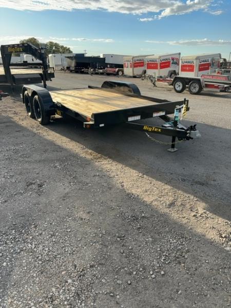 New 2027 Big Tex Trailers 7X14 CAR HAULER WITH SLIDE IN RAMPS