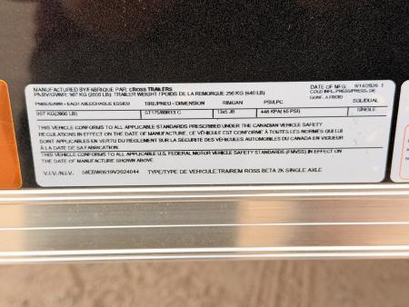 New 2027 Cross Trailers 4-6-1V Enclosed Barn Door 2K GVWR