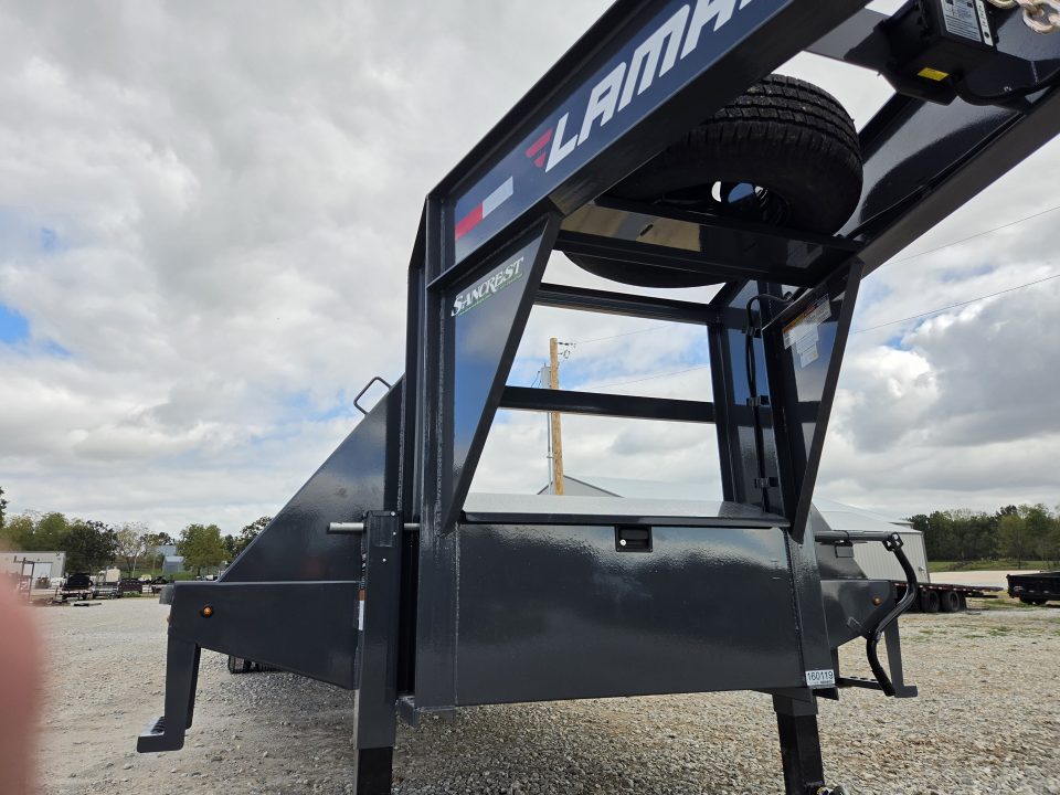 New 2027 Lamar 102X36 TANDEM DUAL LO-PRO GOOSENECK W/12K AXLES & MAX RAMPS