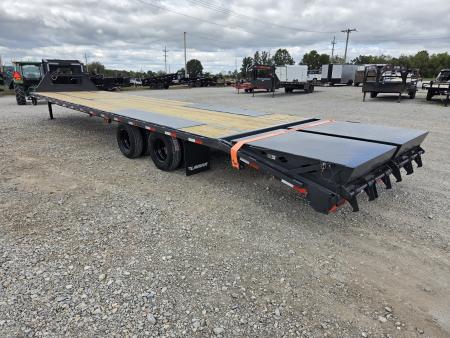 New 2027 Lamar 102X36 TANDEM DUAL LO-PRO GOOSENECK W/12K AXLES & MAX RAMPS