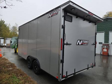 New 2027 Nitro 8.5x18 aluminum enclosed cargo trailer extra height with blackout package Cargo / Enclosed Trailer