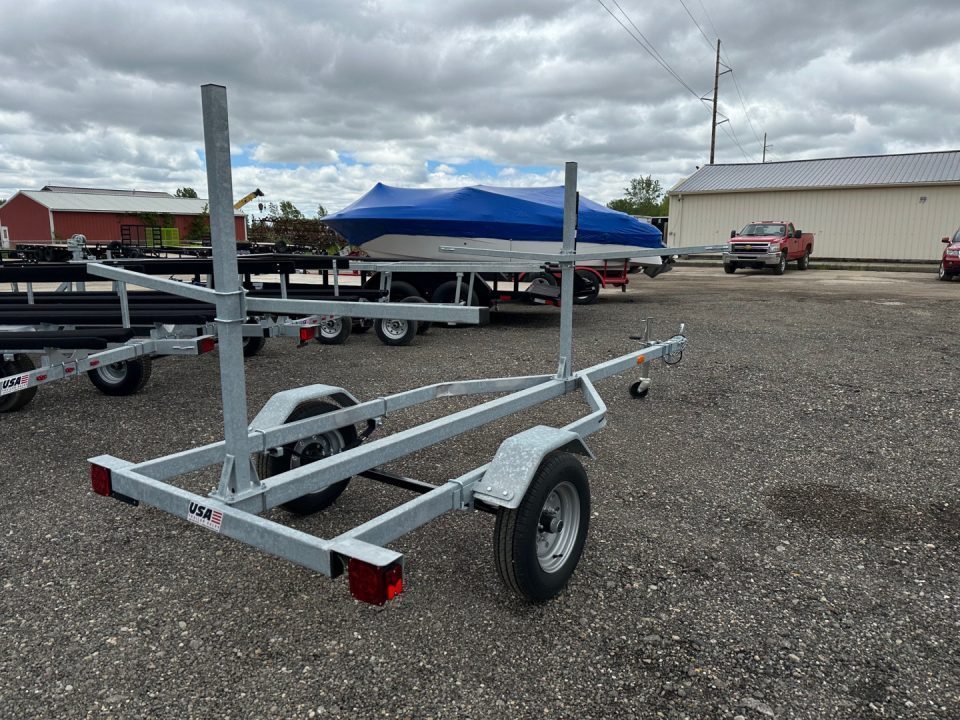 New 2027 Genesis Trailers Galvanized 2-4 Place Kayak/Canoe Boat Trailer