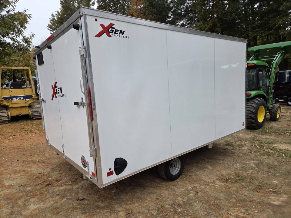 New 2025 Other X Gen 101x12 Hybrid snowmobile trailer v nose two place with spare tire Snowmobile Trailer