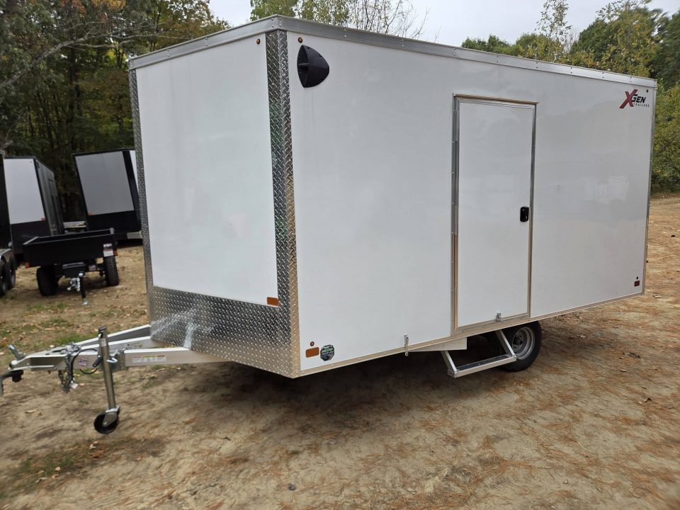 New 2025 Other X Gen 101x12 Hybrid snowmobile trailer v nose two place with spare tire Snowmobile Trailer