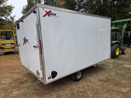 New 2025 Other X Gen 101x12 Hybrid snowmobile trailer v nose two place with spare tire Snowmobile Trailer