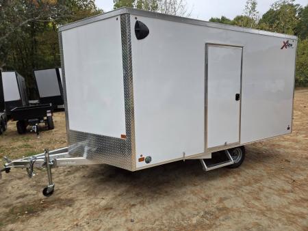 New 2025 Other X Gen 101x12 Hybrid snowmobile trailer v nose two place with spare tire Snowmobile Trailer