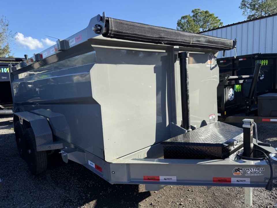 New 2027 Panther Cargo 7 X 14 Trailer with 4' Sides and 14,000 Capacity
