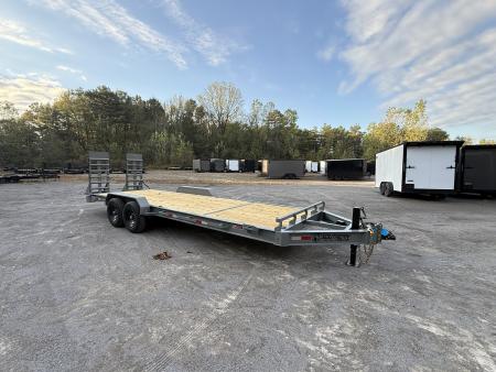 New 2027 Oak Ridge 7x24 14k Equipment Trailer 8” I beam frame