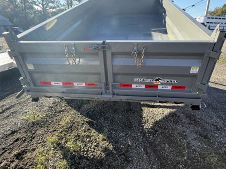 New 2027 Panther Cargo 7 X 14 Trailer with 2' Sides and 14,000 Capacity Dump Trailer