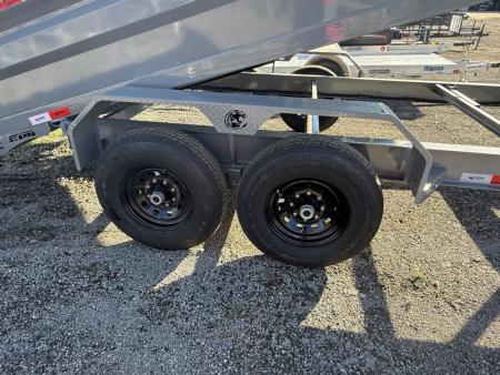 New 2027 Panther Cargo 7 X 14 Trailer with 2' Sides and 14,000 Capacity Dump Trailer