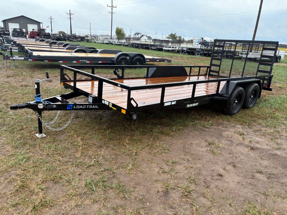 New 2026 Load Trail 83x18 Tandem 7K Utility Trailer W/ 4' Ramp Gate
