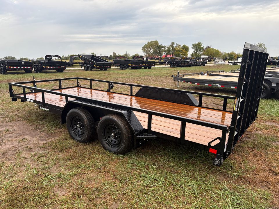 New 2026 Load Trail 83x18 Tandem 7K Utility Trailer W/ 4' Ramp Gate
