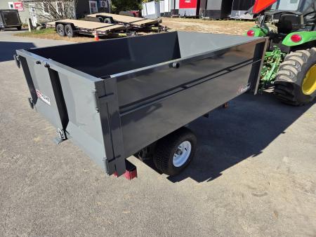 New 2027 Extreme Manufacturing 4X7 DUMP TRAILER 24 INCH SIDES GREY Dump Trailer