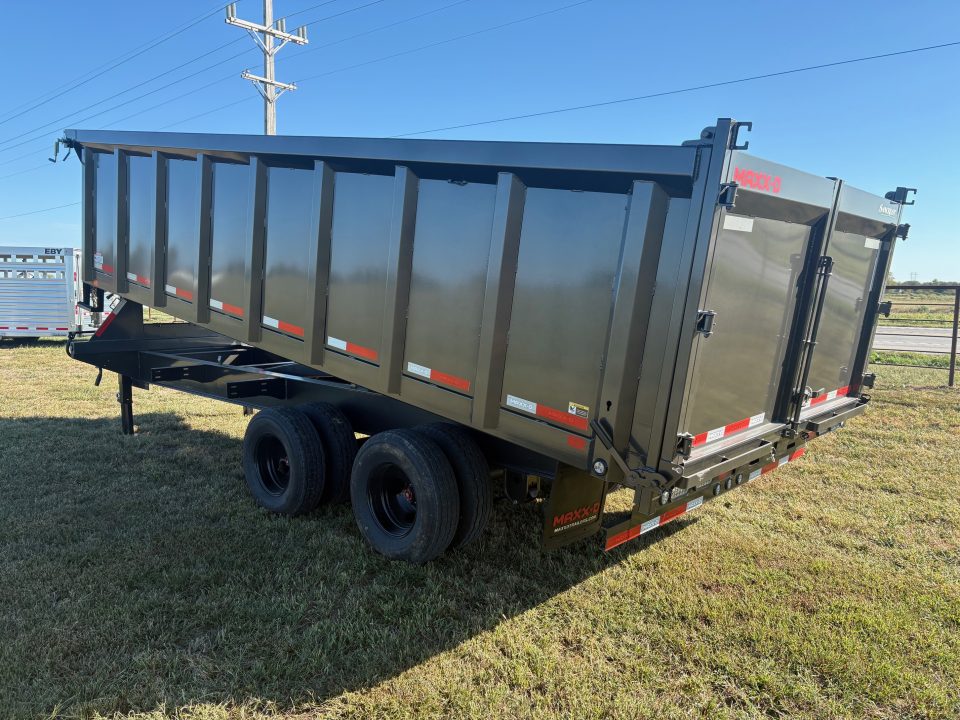New 2027 MAXX-D 96x20 Tandem 25K Dump Trailer W/ 4' Sides & Wireless Remote