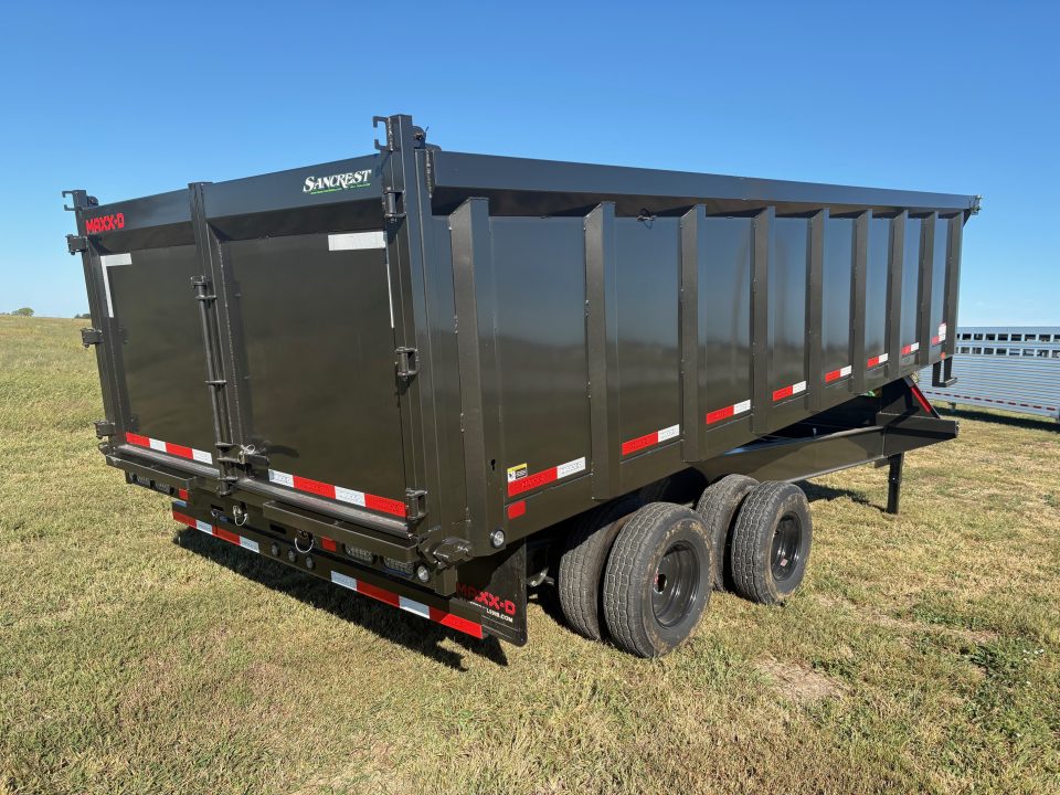New 2027 MAXX-D 96x20 Tandem 25K Dump Trailer W/ 4' Sides & Wireless Remote