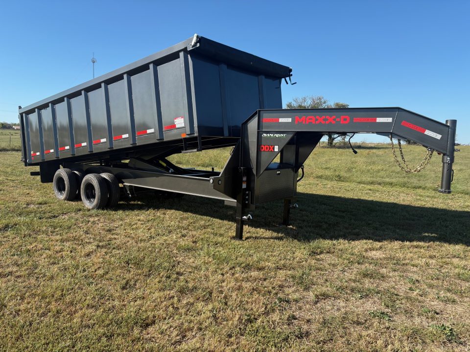 New 2027 MAXX-D 96x20 Tandem 25K Dump Trailer W/ 4' Sides & Wireless Remote