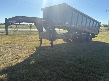 New 2027 MAXX-D 96x20 Tandem 25K Dump Trailer W/ 4' Sides & Wireless Remote