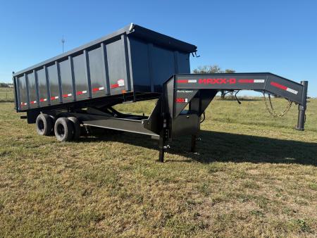New 2027 MAXX-D 96x20 Tandem 25K Dump Trailer W/ 4' Sides & Wireless Remote