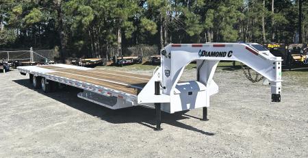 New *AIR RIDE EQUIPPED* 2027 44ft ( 32ft Deck + 12ft Hyd Dove ) FMAX 216, 16K Axles, 60" Spread, LOADED !!!!