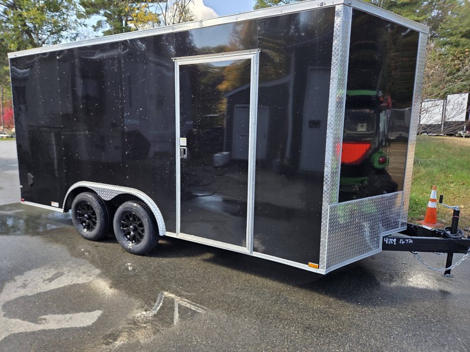 New 2027 One Stop 8.5x16 enclosed cargo trailer rear ramp Cargo / Enclosed Trailer