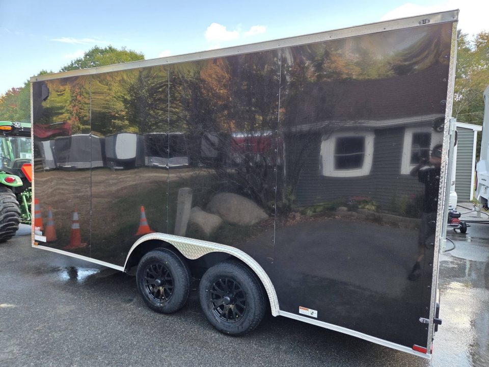 New 2027 One Stop 8.5x16 enclosed cargo trailer rear ramp Cargo / Enclosed Trailer
