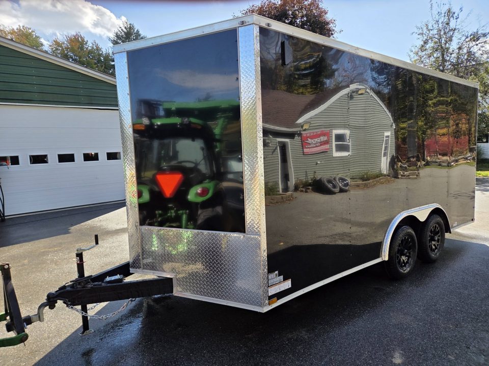 New 2027 One Stop 8.5x16 enclosed cargo trailer rear ramp Cargo / Enclosed Trailer